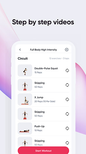Sweat app, screenshot 7