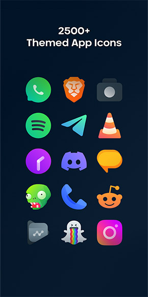 Tessa Icons app, screenshot 1