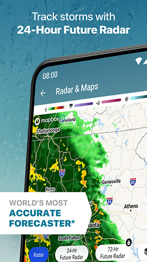 The Weather Channel app, screenshot 1
