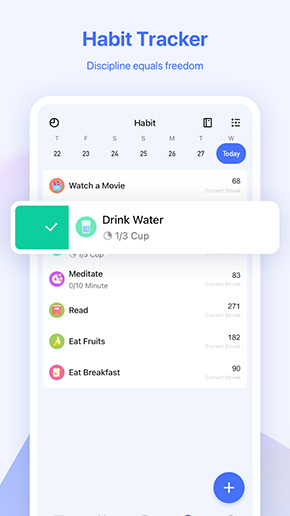 TickTick app, screenshot 6