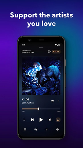 TIDAL Music app, screenshot 1