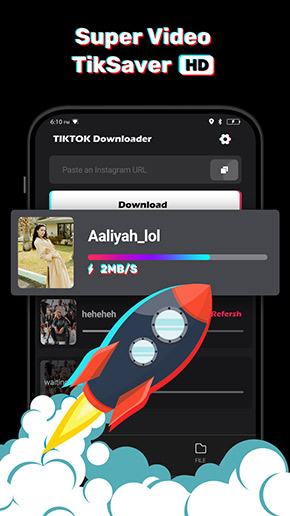 TikTok Downloader HD app, screenshot 1