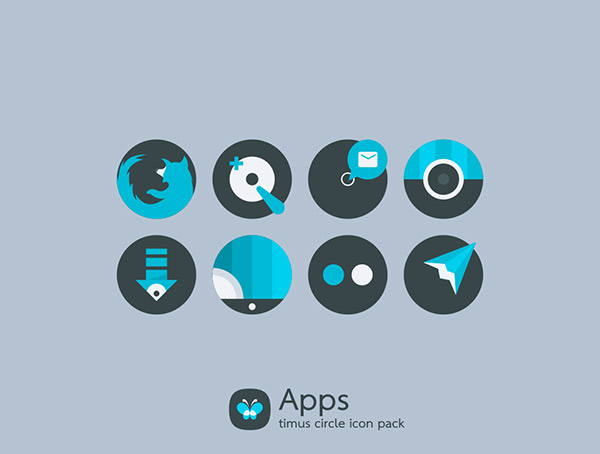 Timus Circle Dark Icon Pack app, screenshot 3