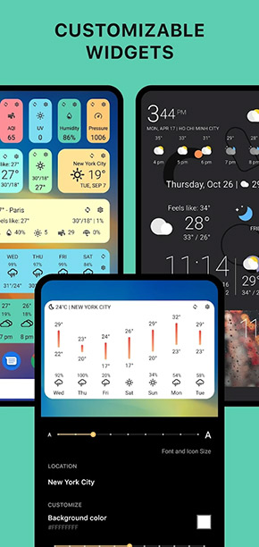 Today Weather app, screenshot 3