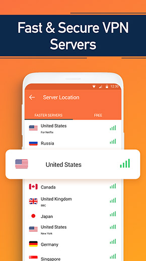 Turbo VPN app, screenshot 2