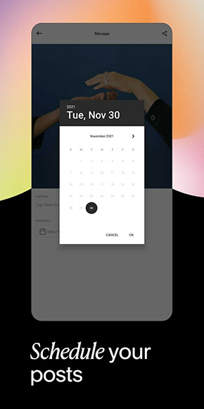 Unfold app, screenshot 5