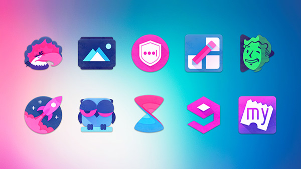 Unicorn Icon Pack app, screenshot 1