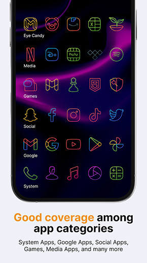 Vera Outline Icon Pack app, screenshot 4