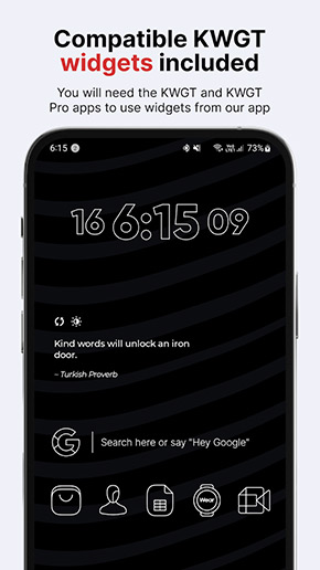 Vera Outline White Icon Pack app, screenshot 3