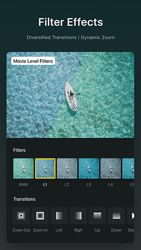 VN Video Editor app, screenshot 3