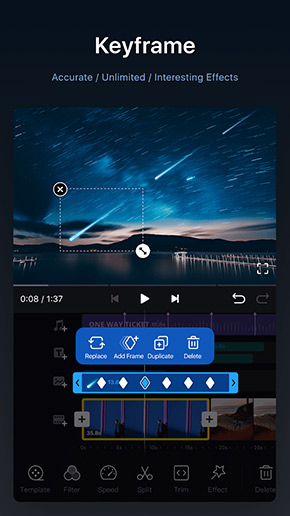 VN Video Editor app, screenshot 6