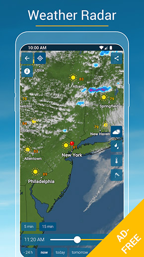 Weather & Radar USA app, screenshot 3