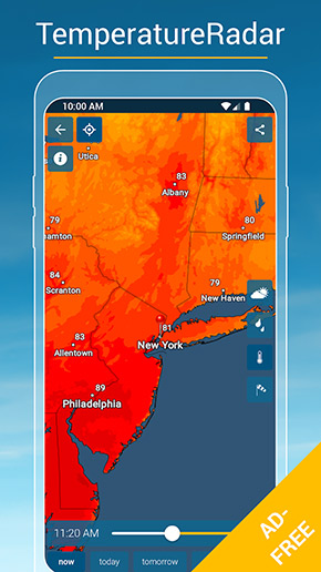 Weather & Radar USA app, screenshot 4