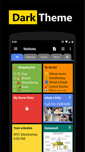 WeNote app, screenshot 8