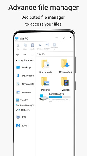 Win 11 Launcher app, screenshot 4