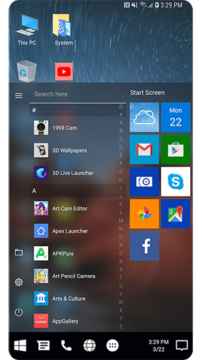Winner Computer Launcher app, screenshot 3