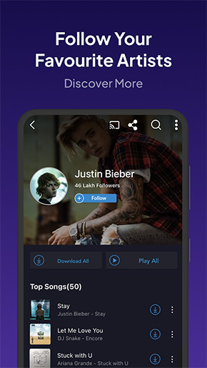 Wynk Music app, screenshot 5
