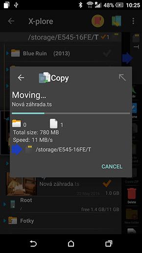 X-plore File Manager app, screenshot 3
