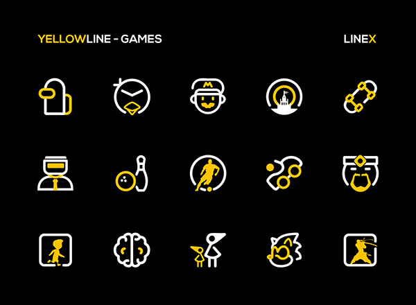 YellowLine Icon Pack app, screenshot 4