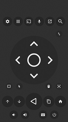 Zank Remote app, screenshot 2