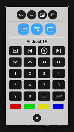 Zank Remote app, screenshot 4