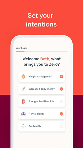 Zero Intermittent Fasting app, screenshot 3